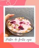 Postre de frutos rojos saludable 🍓