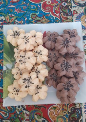 عکسی از دستور شیرینی بهشتی با فر و بدون فر