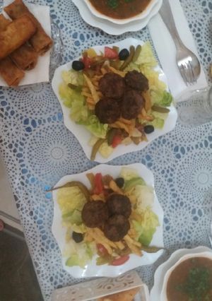صورة لوصفة لحم مرحي متبل