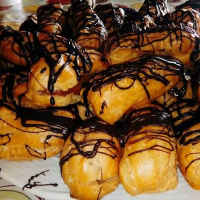 Masa bomba o profiteroles para rellenar Receta de Norali - Cookpad