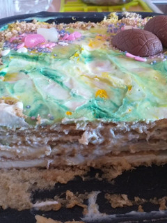 Una foto de Tarta fría de limón