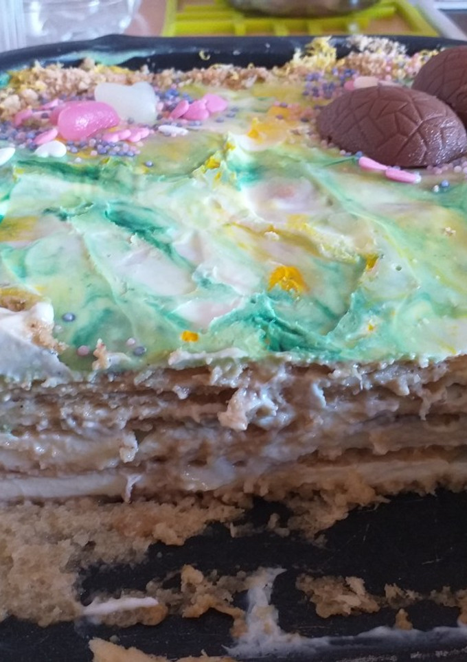 Una foto de Tarta fría de limón