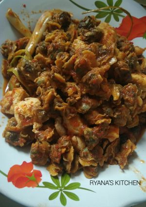 Foto resep Tumis kerang kupas ala resto seafood