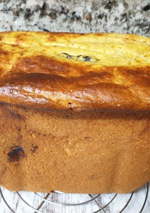 Foto principal de Brioche de espelta y queso con naranja, ciruela y jengibre (en panificadora)