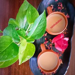 Kashmiri Pink Chai / Onion Chai / Salt and Sugar Chai A picture of Kashmiri Pink Chai / Onion Chai / Salt and Sugar Chai.