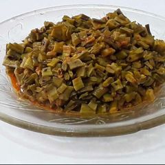 Culster beans with aachar masala A picture of Culster beans with aachar masala.
