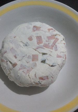 Una foto de Queso botanero, hecho con yogurt 😊