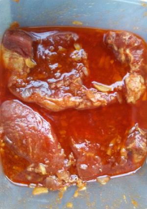A picture of Steak marinade.