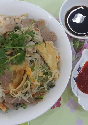Hình của món Hủ tiếu xào.