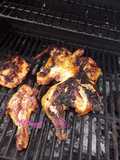 Pollo asado al carbón