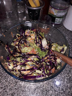 Una foto de Ensalada multicolor