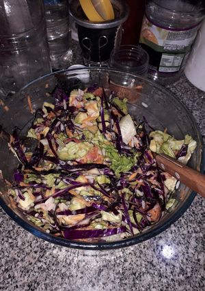 Una foto de Ensalada multicolor