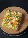 Avocado Toast Bread Scrambled Egg (Menu Diet 350 Kalori)