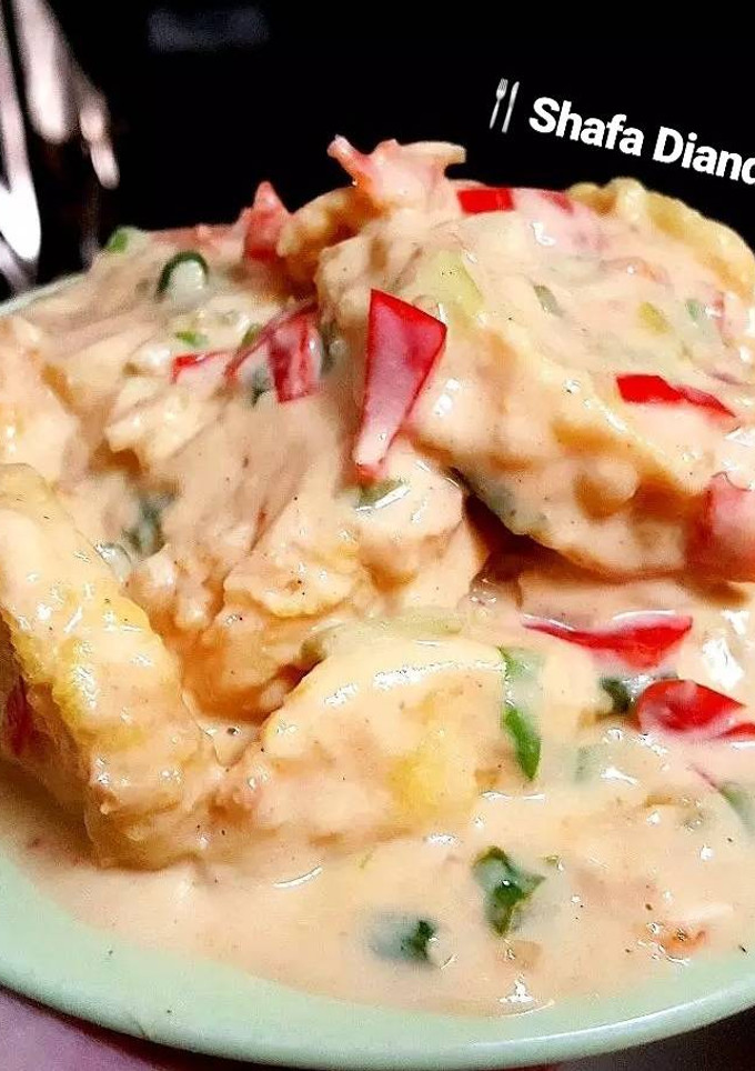 Foto resep Salted Egg Tofu🇨🇳