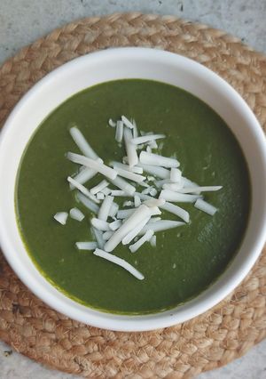 Una foto de Crema de Espinacas y Patata