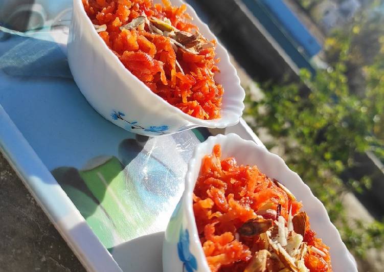 Recipe of Perfect Gajar ka halwa or Carrot pudding