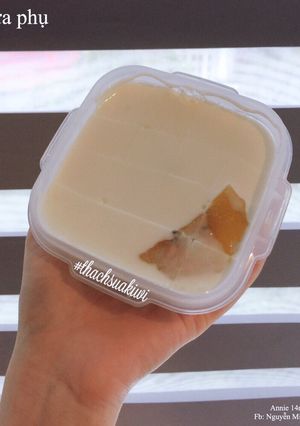 Hình của món Thạch sữa trái cây - ăn dặm.
