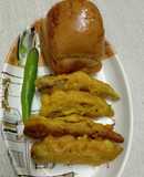 Chilli Mirchi vada with Pav