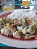 Guiso de zapallito con pollo