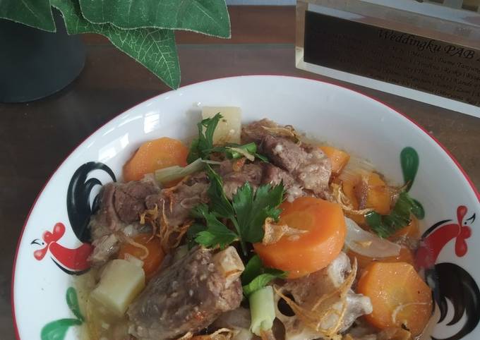 Sop Buntut (teknik slowcooker)