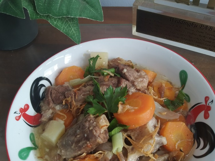 Resep Sop Buntut (teknik slowcooker), Lezat Sekali