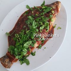 A picture of Fish in Tamarind Sauce.