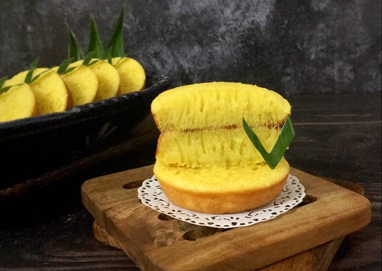 Cara membuat Bika Ambon praktis (#pr_KueTradisionalBerserat) yang nikmat Untuk Jualan