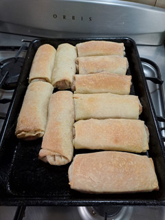 Una foto de Arrolladitos de vegetales al horno