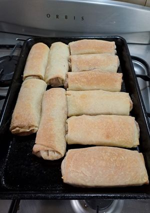 Una foto de Arrolladitos de vegetales al horno