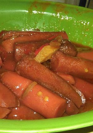 Foto resep Sosis pedas asam manis
