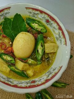 Foto resep Kari tahu tempe terong dan telur