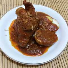 รูปของ Masak habang ayam telur