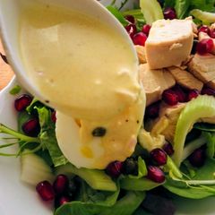 A picture of Creamy Honey Mustard Dressing.