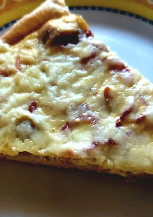 Ricottás pizza recept fotója