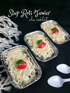 Foto resep Stup Roti Tawar Vla Coklat
