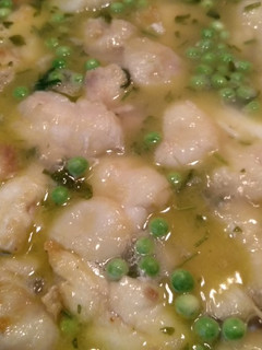 Una foto de Cocochas de bacalao en salsa verde
