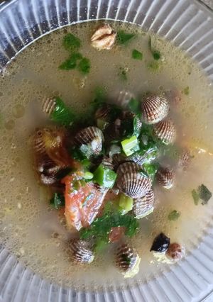 Foto resep Sop kerang dara