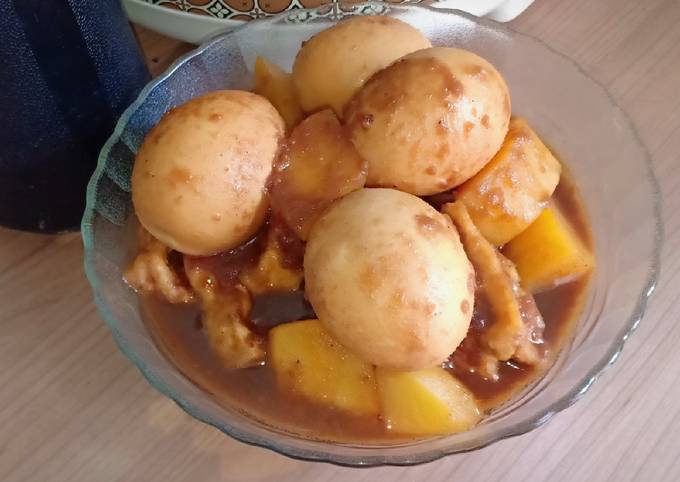 Resep Semur Tahu Telur Betawi yang Lezat Sekali