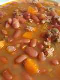 Frijoles rojos con Carne