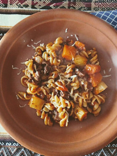 Una foto de Guiso de fideos con verduritas 😋