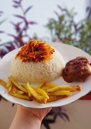 عکسی از دستور °•زرشک پلو با مرغ•°