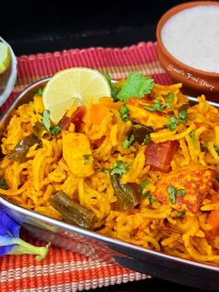 A picture of Paneer Masala Pulao.