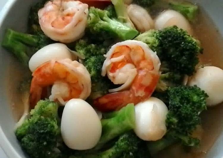 Tumis Udang Brokoli