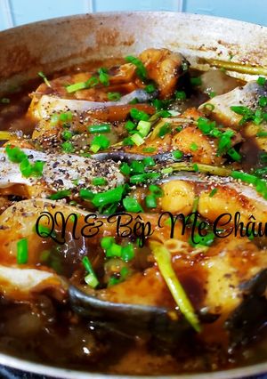 Hình của món Cá hú kho.