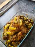 Maroccan Chicken Mhamer with its darmira sauce (ayam maroko panggang dengan olives)