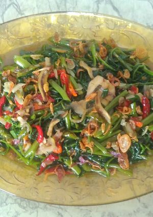 Foto resep Tumis kangkung teri gundul