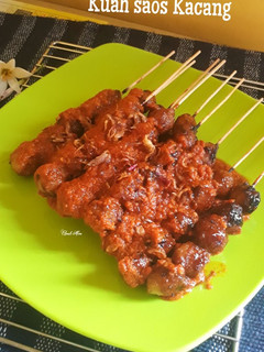Foto resep Bakso Bakar kuah saos kacang