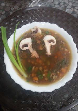 मशरूम सूप (Mushroom soup recipe in hindi) रेसिपी मुख्य फोटो