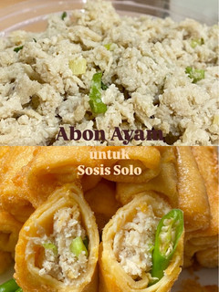 Foto resep Abon Ayam untuk Isian Sosis Solo