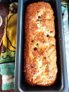 Una foto de Pan de banana con chispas de choco